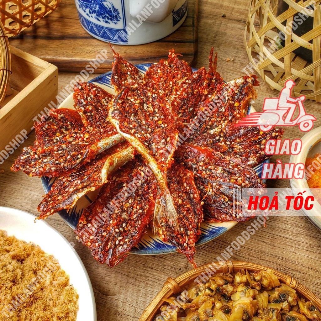 Khô Cá Nục Tẩm Vị Tỏi Ớt Túi 500Gram HCK