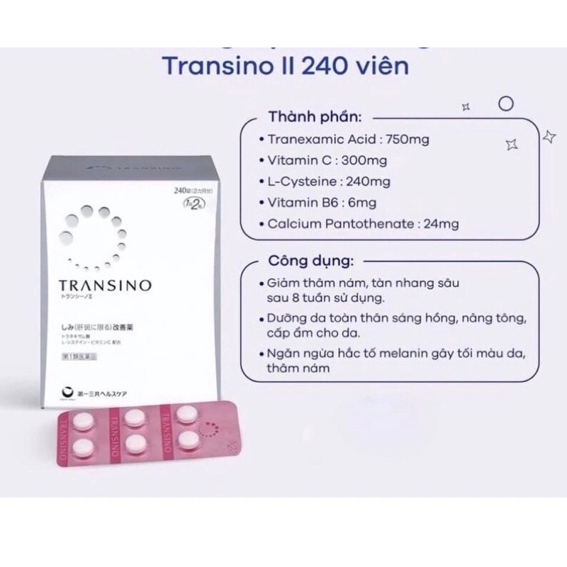 TRANSINO 240 viên