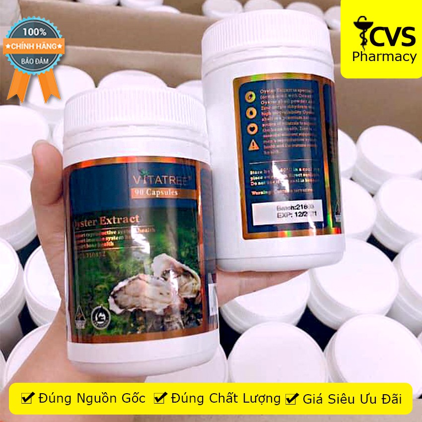 Viên uống tinh chất hàu VITATREE OYSTER EXTRACT - cải thiện vấn đề sinh lý nam giới (90 viên)