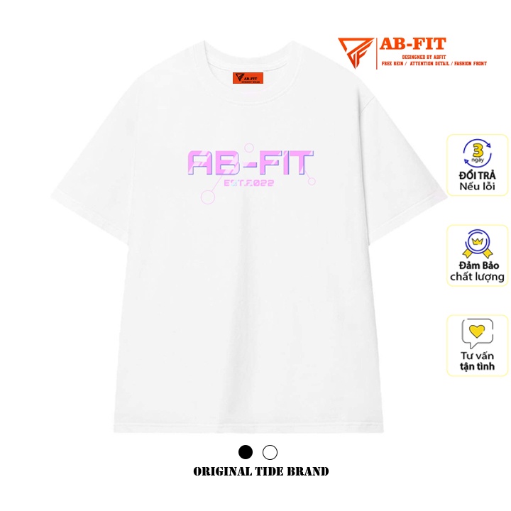 áo thun nam nữ tay lỡ unisex ABFIT áo phông form rộng thun cotton đẹp freesize tee basic