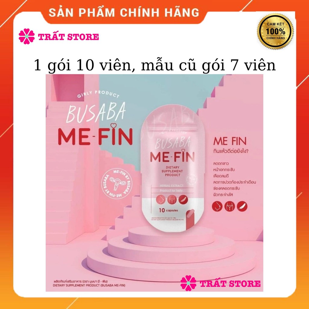 [MẪU MỚI] Combo 5 gói viên uống nở ngực, đẹp da Madam Busaba chính hãng