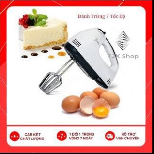 hot trend [Hot] Máy Đánh Trứng Cầm Tay 7 Tốc Độ Công Suất 180W