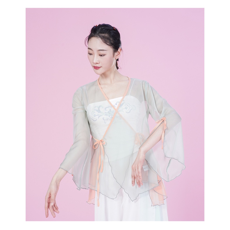 Áo Khoác Cardigan Phong Cách Trung Hoa Cổ Điển Dùng Để Biểu Diễn Múa Cho Nữ 0759