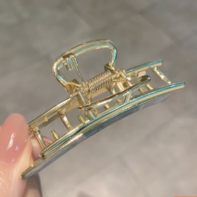 Kẹp Cá Mập Bằng Kim Loại Dùng Bắt Tóc Sau Lưng Thời Trang 2022