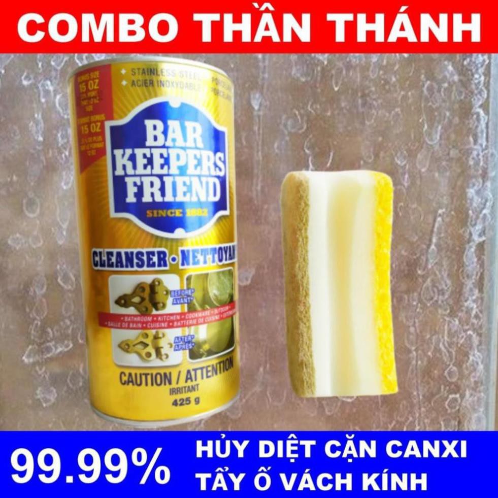 Bột làm sạch kính nhà tắm BKF (425g) - Tẩy cặn canxi | Cam kết hiệu quả ngay lần đầu sử dụng