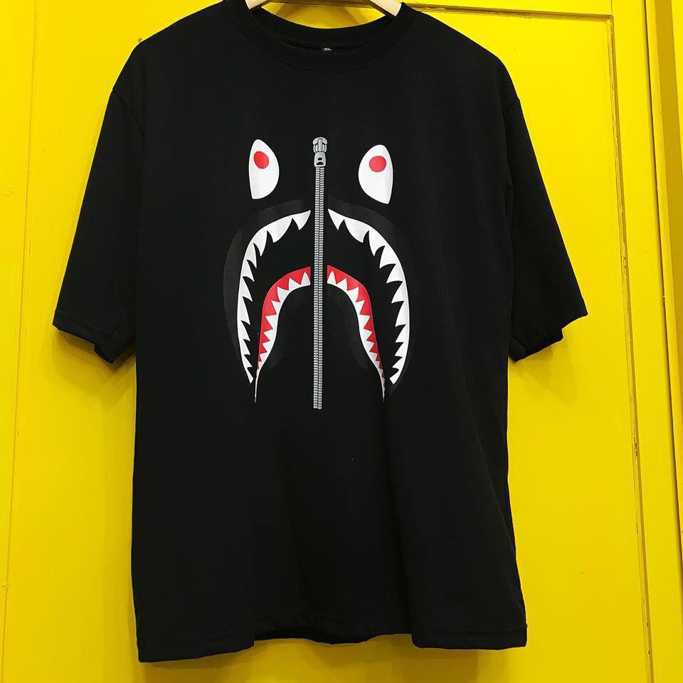 ÁO THUN BAPE Tee UNISEX - Áo ngắn tay không cổ