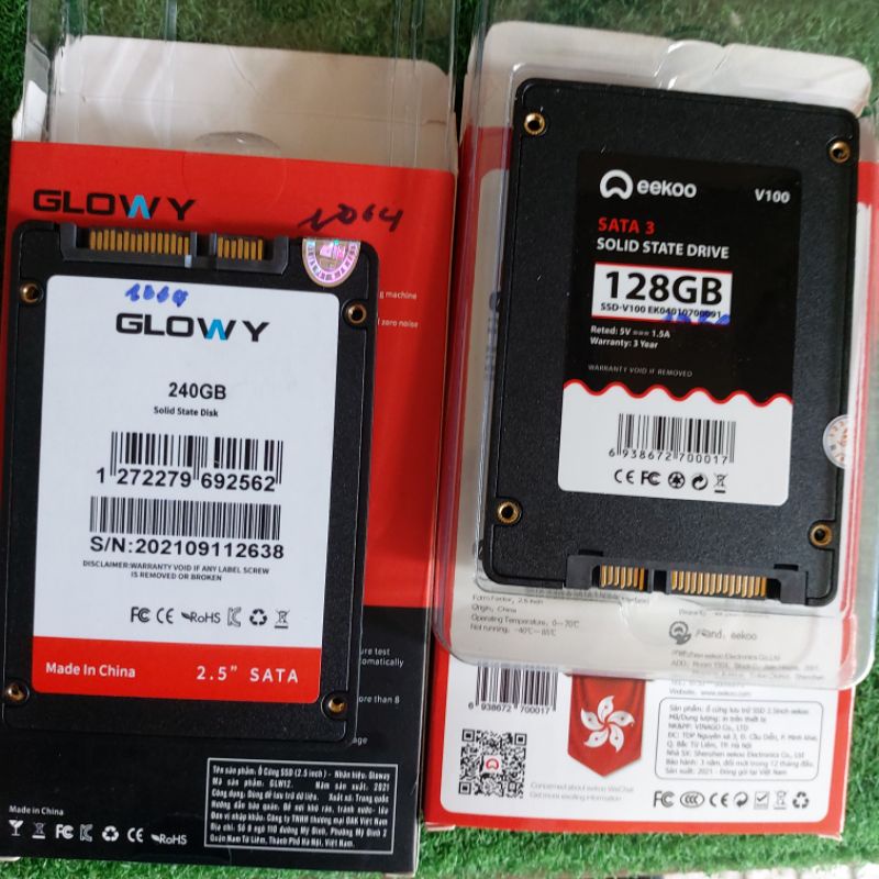 Ổ cứng Ssd 240gb lắp máy tính bàn và laptop SSD 240gb có sẵn Win 10,  ko win, 128gb 256gb nhiều hãng