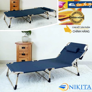 [CHÍNH HÃNG] Giường gấp văn phòng Nikita TT05 vải bạt | TT04 vải lưới  - Siêu bền chắc, nhỏ gọn, giường xếp nghỉ trưa