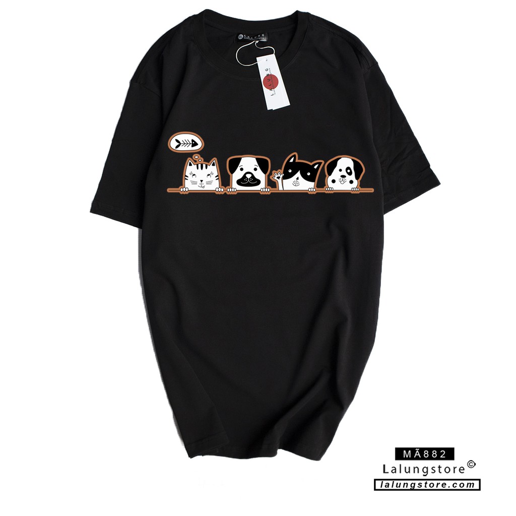 Áo phông chó mèo cute