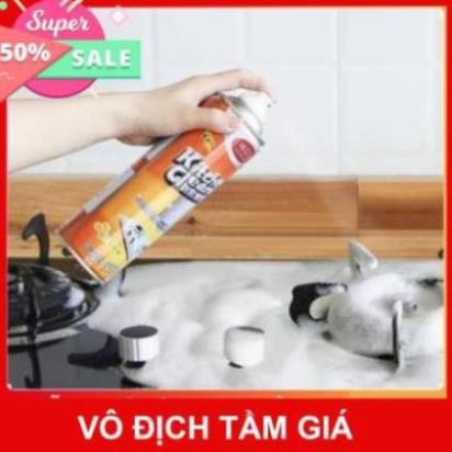 Chai Xịt Tẩy Đa Năng Kitchen Cleaner 500ml - Dạng Bọt Tuyết - Siêu Sạch