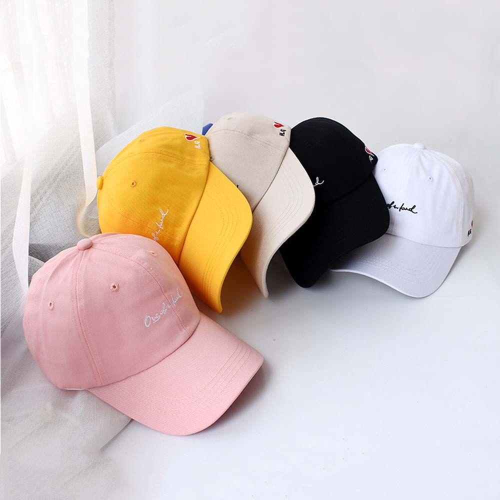 TWINKLE Mũ Lưỡi Trai Chất Liệu Cotton Phong Cách Hàn Quốc Thời Trang Xuân Hè Cá Tính