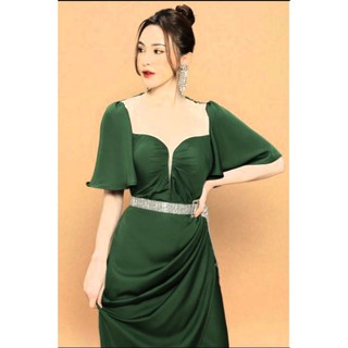 ĐẦM DẠ HỘI NHÚN NGỰC PHỐI LƯỚI (K KÈM BELT)
