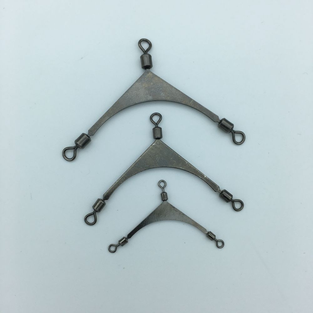 Set 10 Phụ Kiện Câu Cá 3 Đầu Bằng Thép Không Gỉ