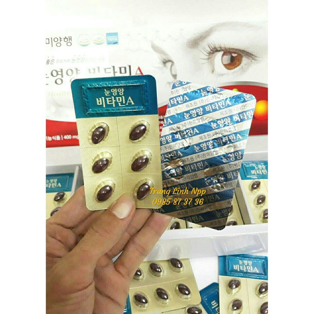 Viên Bổ Mắt Hàn Quốc Health of eye Vitamin A | BigBuy360 - bigbuy360.vn