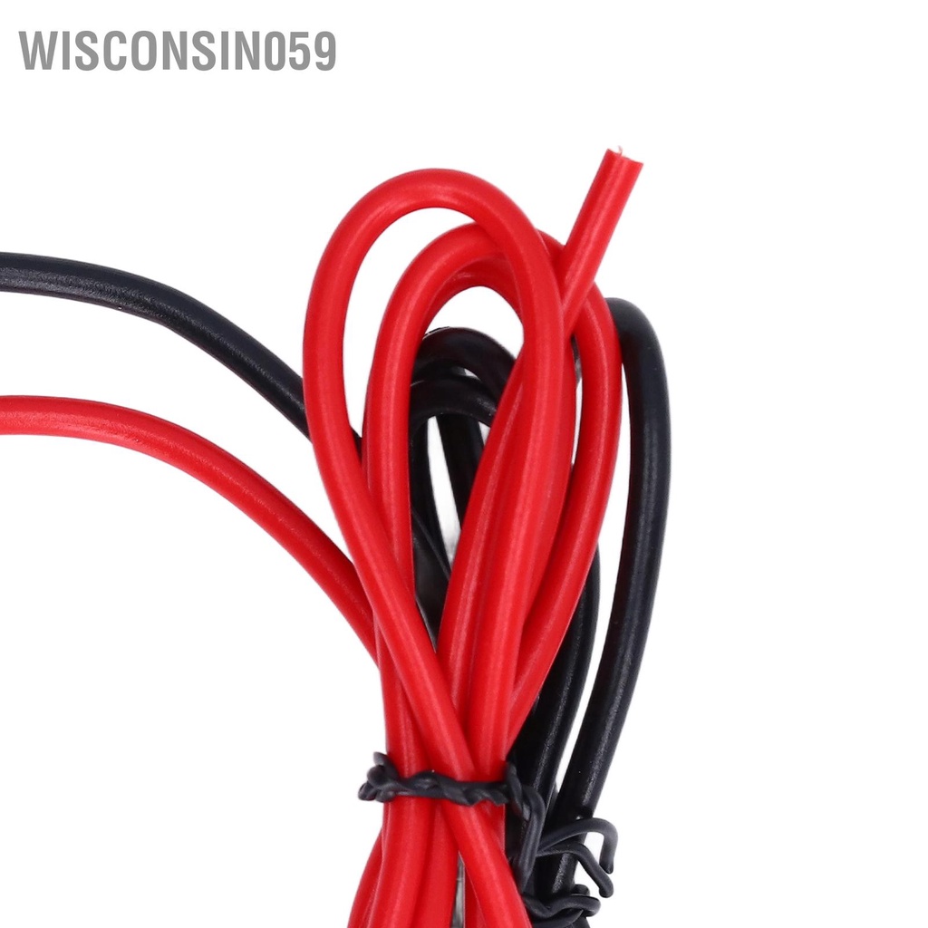 Wisconsin059 Banana Test Lead 4mm Male to 32A 1000V Red Black Set Kit for Electricity