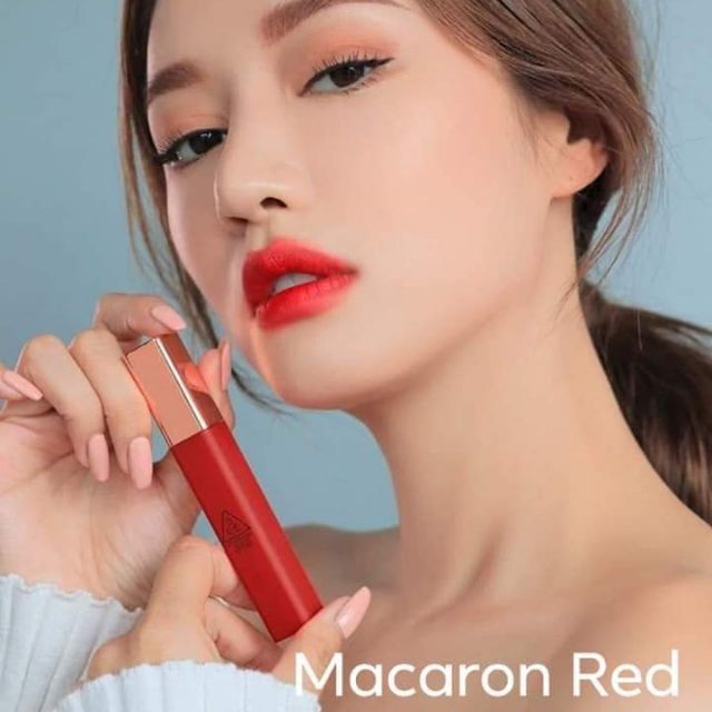 Son 3ce vỏ vuông Macaron Red