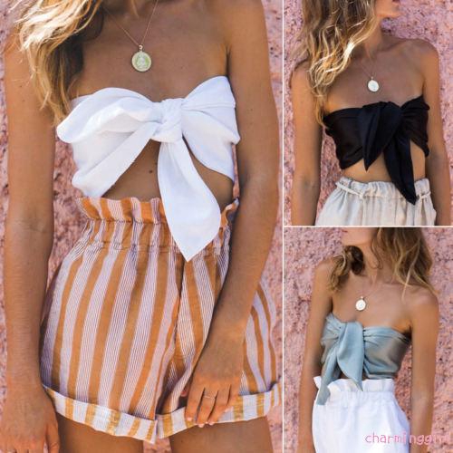 Áo Crop Top Mùa Hè Thời Trang Cho Nữ