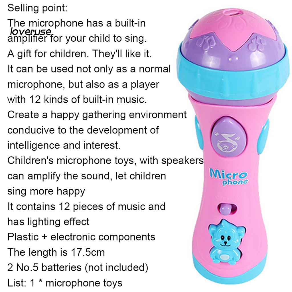 Đồ chơi micro hát karaoke dành cho trẻ em