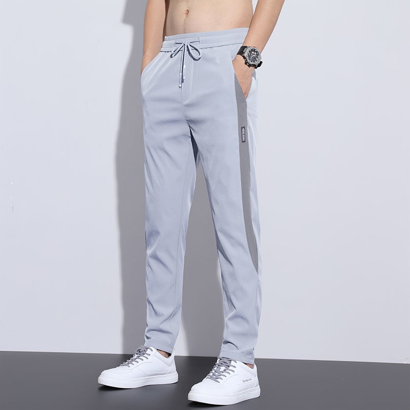 Quần Dài Thể Thao Nam cao cấp chất mềm mịn ko nhăn nhiều màu. Quần Dài Nam Phong Cách Vải Mịn Thoáng Mát