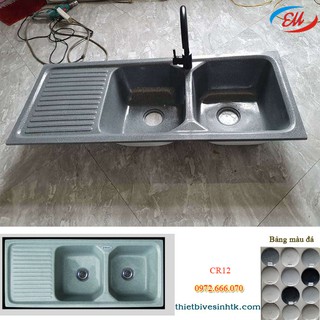 Chậu rửa chén bằng Đá nhân tạo CR12