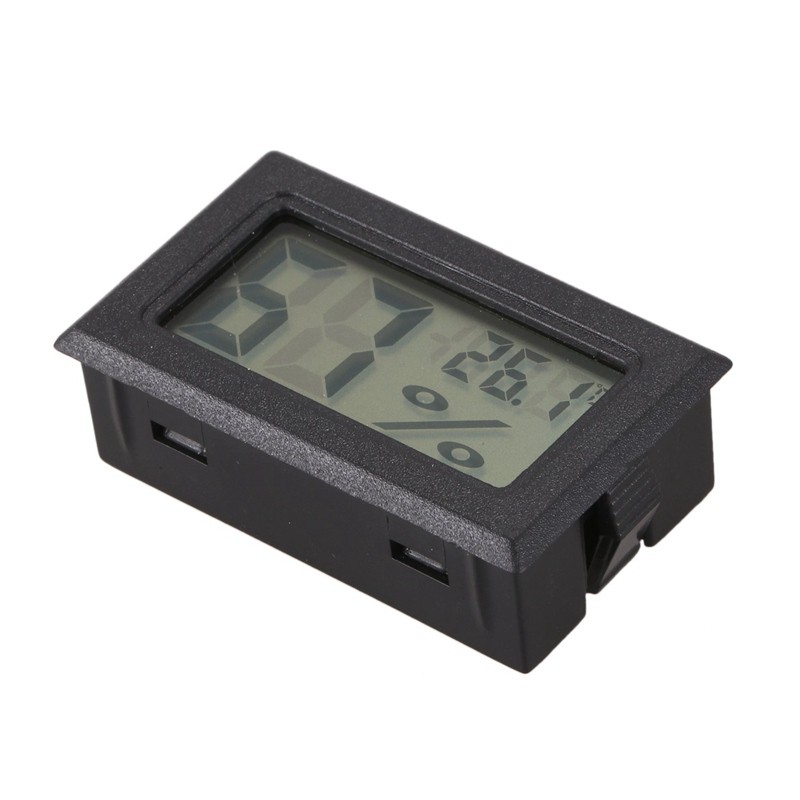 Máy đo độ ẩm và nhiệt độ mini màn hình LCD kỹ thuật số