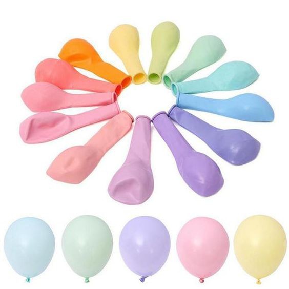 Đổ sỉ Bong bóng pastel macaron 10&quot; siêu rẻ - bịch 100 quả trang trí sinh nhật siêu đẹp