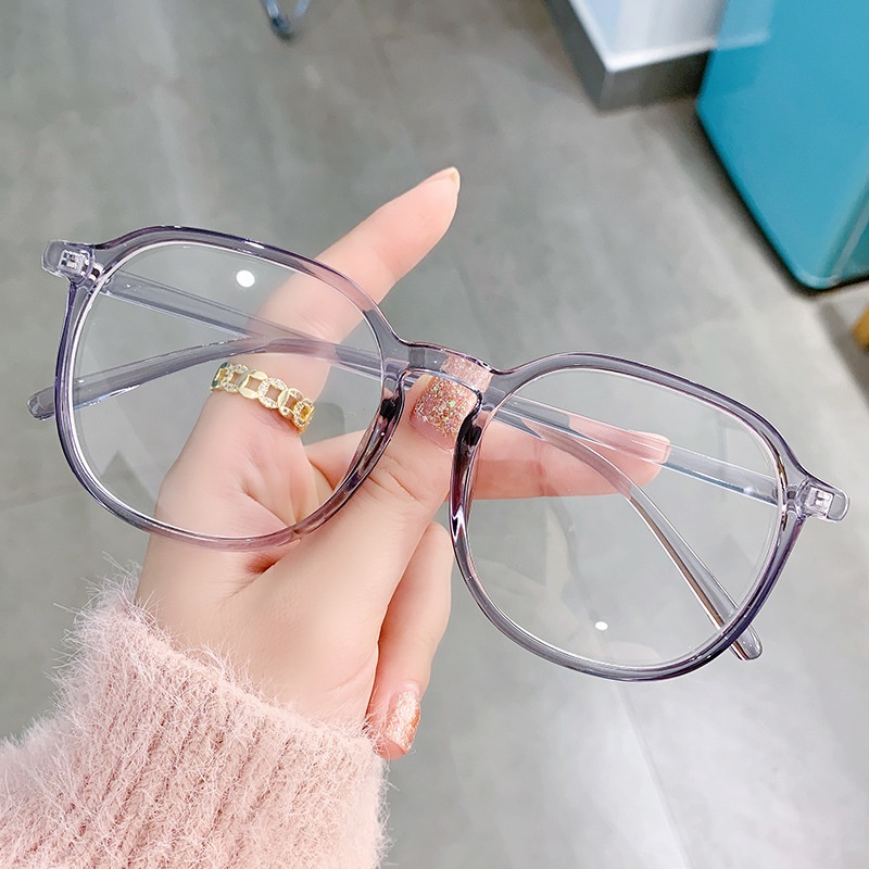 【0-600°】【Hàng Có Sẵn】Kính Cận Gọng Nhựa Chống Bức Xạ Ánh Sáng Xanh Dương Cho Nam Và Nữ