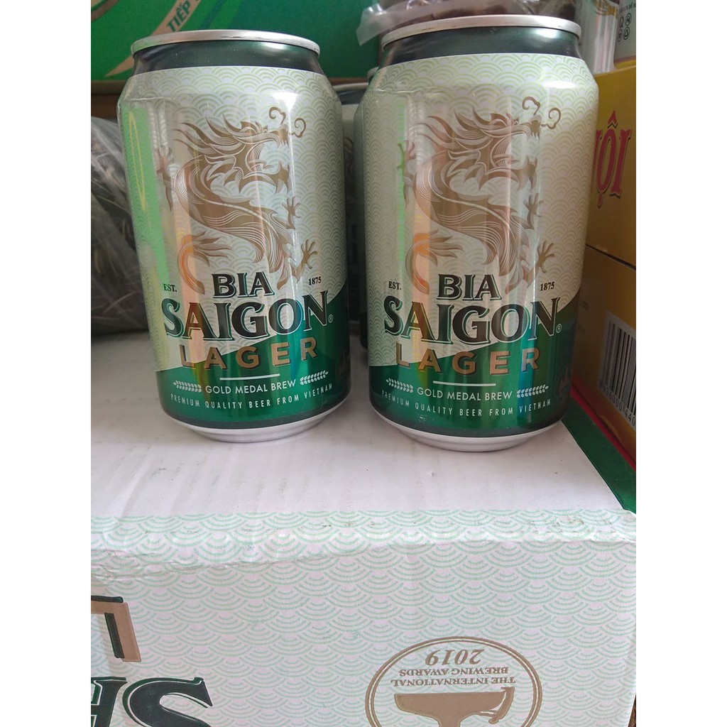 Bia Sài gòn Lager lon 330ml