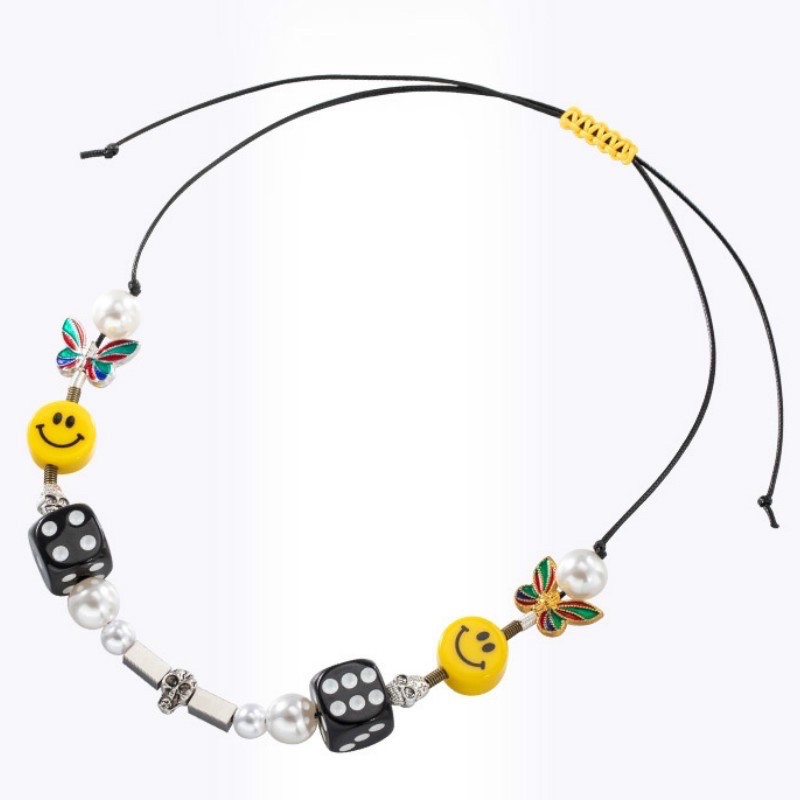 VÒNG ASAP ROCKY , MẶT CƯỜI RHYMASTIC ĐEO TRONG  RAP VIET HOTOR Bạc Sọ Bướm Gốm Mặt Cười Hip Hop Vòng