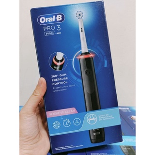 [Đủ bill Pháp] Bàn chải điện Oral b pro 3 3000