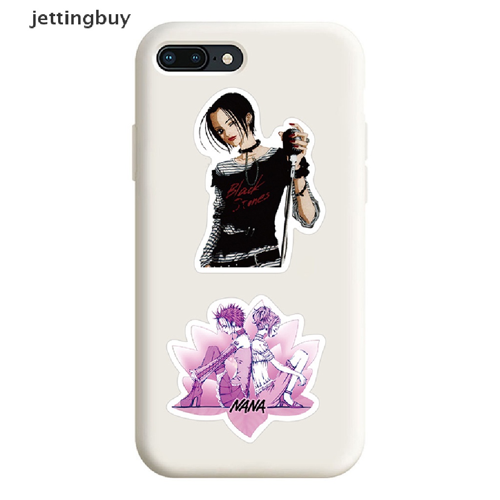 Set 50 miếng dán trang trí JETTING graffiti nhân vật anime NANA dành cho xe hơi xe máy va li máy tính xách tay