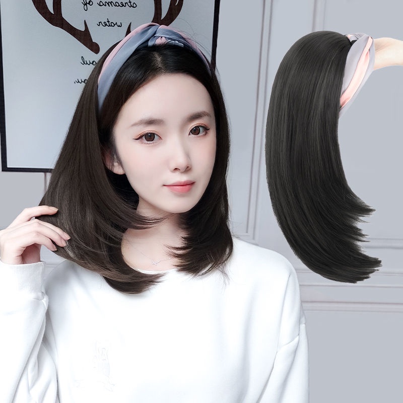 Băng Đô Cài Tóc Dáng Ngắn Thiết Kế Xinh Xắn Thời Trang Ốp