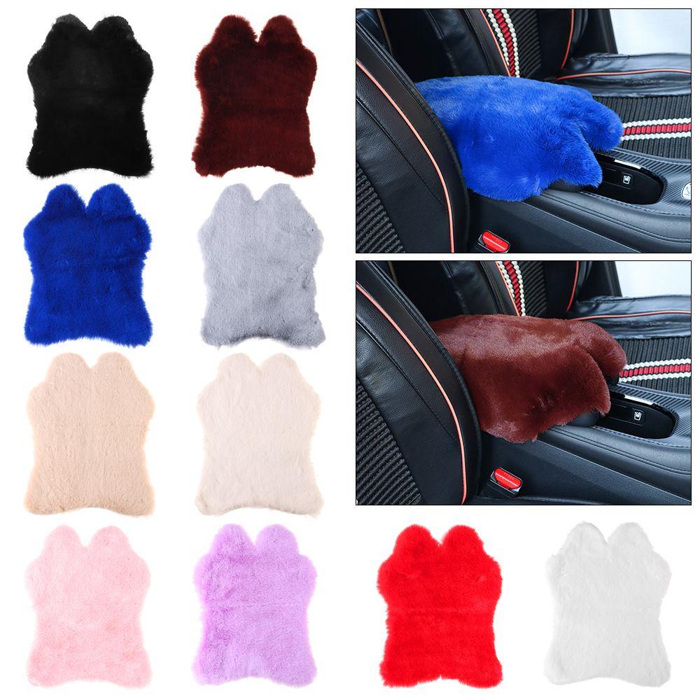 Vỏ Bọc Tay Vịn Xe Hơi Bằng Lông Nhung Giữ Ấm Tiện Lợi