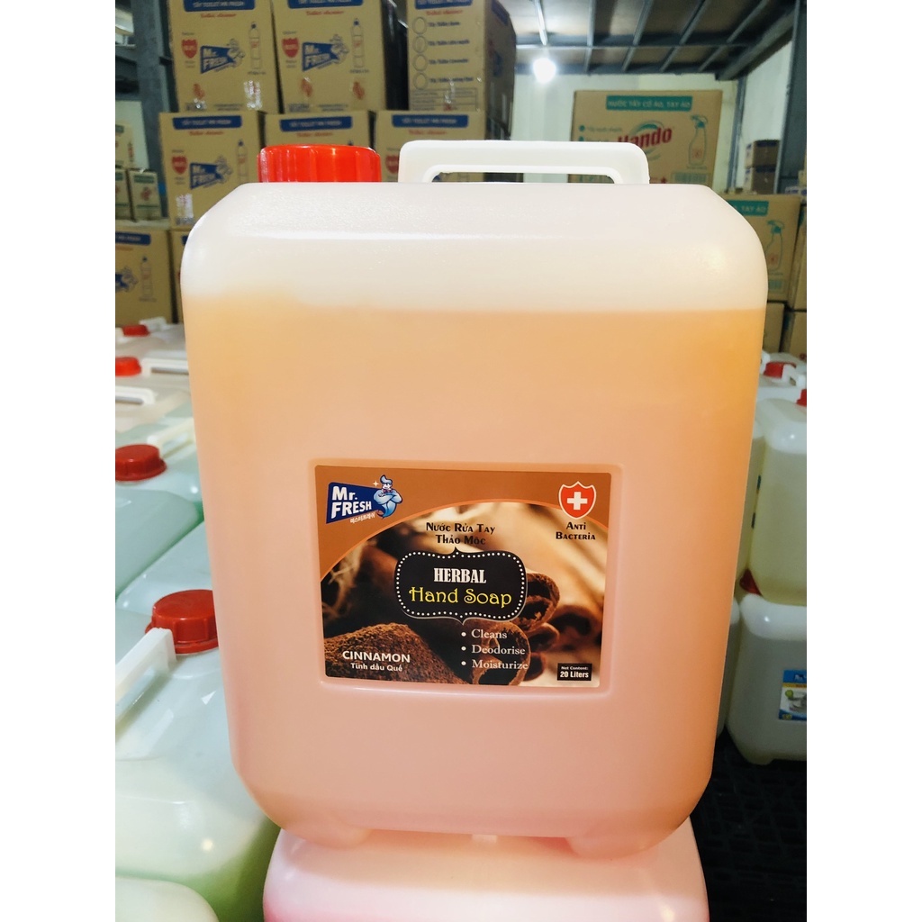 Nước rửa tay khử mùi Mr.Fresh 20L Hương Dâu