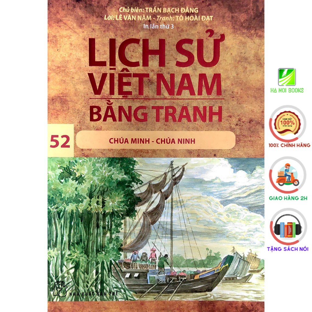 Sách - Lịch sử Việt Nam bằng tranh Tập 52 - Chúa Minh - Chúa Ninh - NXB Trẻ