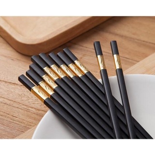 Đũa 3 Lá Mạ Vàng Dài 27CM