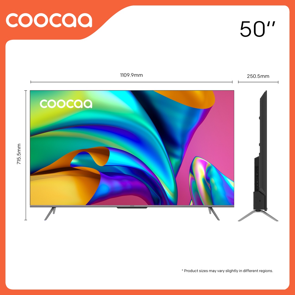 Google Tivi Coocaa Qled+ 50 Inch - 50Y72 Pro - Lắp Đặt Miễn Phí