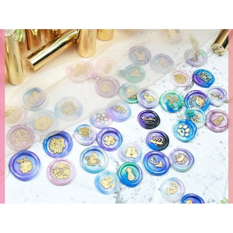 30 viên sáp niêm phong ngôi sao wax seal
