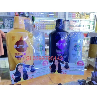 Chai dầu gội sunsilk 650g tặng chai dầu gội 140g