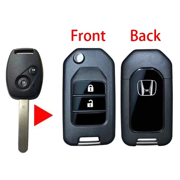Vỏ Chìa Khóa Điều Khiển Từ Xa Có Thể Gập Lại Cho Xe Honda (2 Nút/3 Nút)