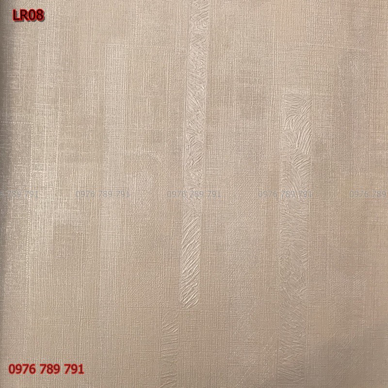 Giấy Dán Tương Trơn Nhám Màu Vàng Nhạt LR08, Lụa Không Keo, Khổ 10m x 53 cm