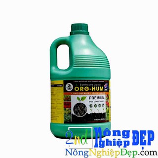 Org Humic 3 lít - Phân Bón lá Bung Rễ, Bật Mầm - Giải Độc Giá Thể - Cung Cấp Humic Acid và Fulvic Acid