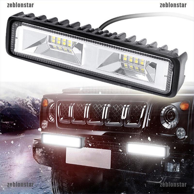 Đèn LED 16 bóng 6000K 12V-24V 48W thiết kế siêu sáng dùng cho xe hơi | BigBuy360 - bigbuy360.vn