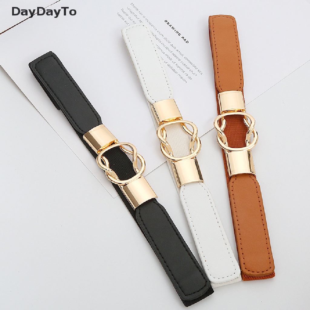 Thắt Lưng Mỏng Khóa Kim Loại Thời Trang Thanh Lịch Cho Nữ