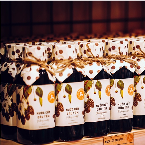 Nước cốt dâu tằm L'angfarm, 300ml, chai, mẫu antique