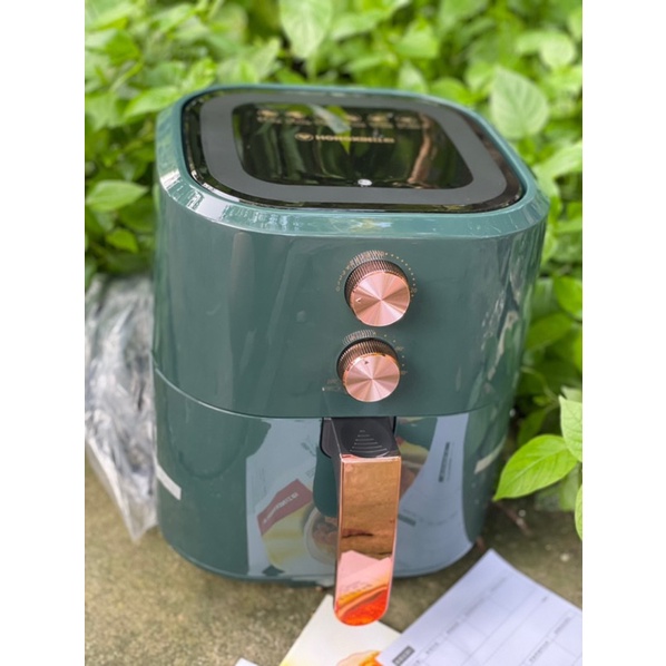 Nồi chiên không dầu Hongxin 5L YJ310-2 màu xanh mẫu mới nhất