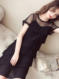Váy voan tầng hàng quảng châu