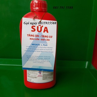 Sữa tăng trọng dùng trong thý y MEGACID L - PLUS
