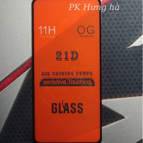 Kính Cường Lực full màn cho nhiều dòng máy ,kính trong viền đen trắng lớp lót kính màu ngẫu nhiên theo đợt hàng