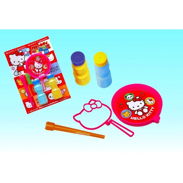 Bộ thổi bong bóng xà phòng hình mèo Kitty, gấu Pooh Hàng Nhật Chính Hãng